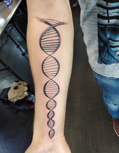 Tatouage ADN réalisé à New-York