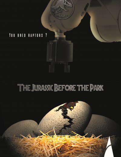 Affiche-Jurassic Park (InDesign/Photoshop)