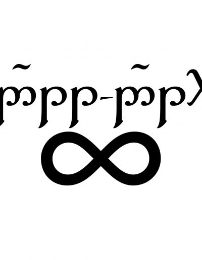 Croquis de tatouage écriture Tolkien