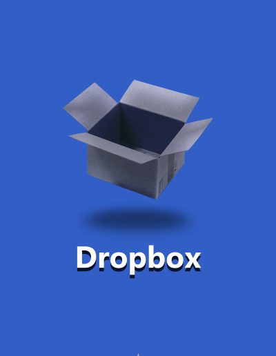 Affiche Dropbox realistic - Photoshop