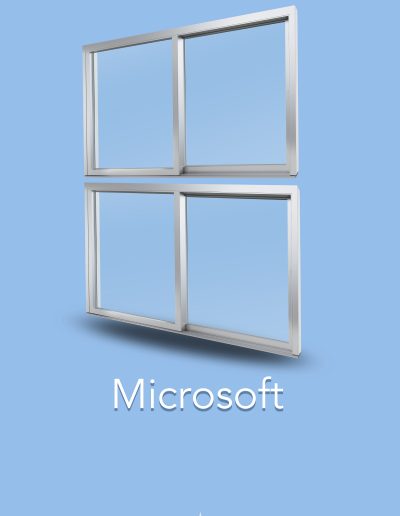Affiche Microsoft realistic - Photoshop