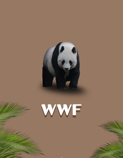 Affiche WWF realistic - Photoshop